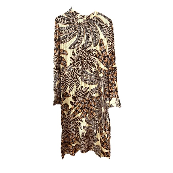 NEW Farm Rio Sand Yawanawa Vanahu Midi Dress Size XL - Picture 3 of 9